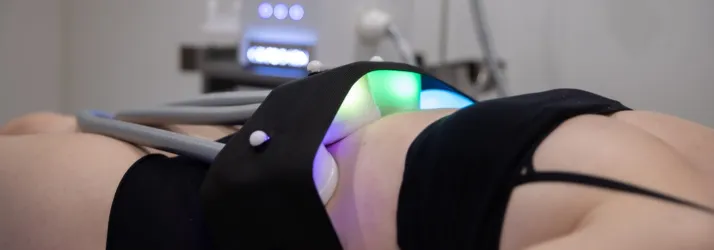 Chiropractic Kilgore TX Woman Receiving Cryoskin Therapy